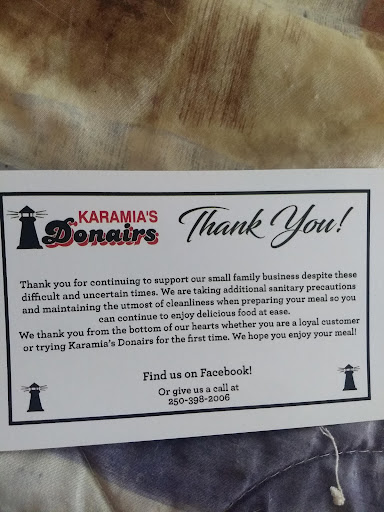 Photo of Karamia's Donairs - 86 3 Ave N, Williams Lake, BC V2G 2A2